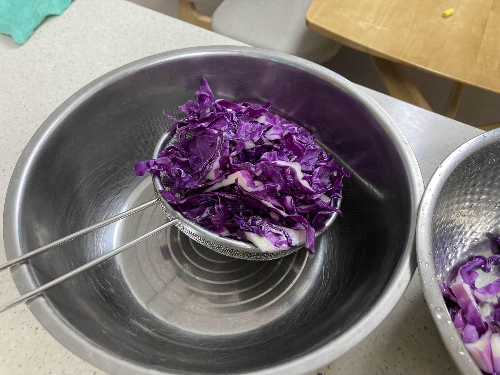 초간단 적양배추라페 만들기(양배추요리 레시피)