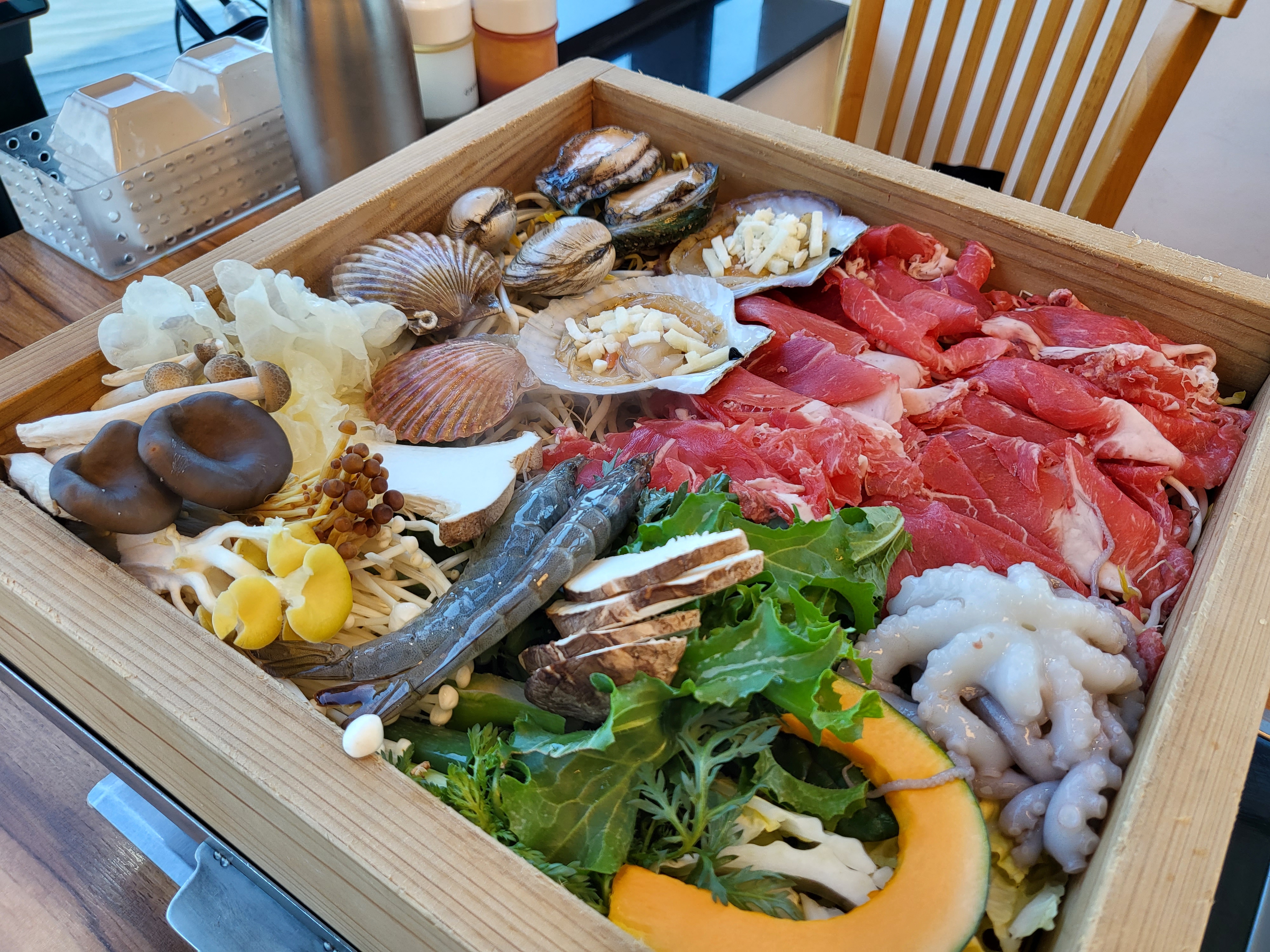 하늘샤브&편백 커플샤브샤브 세트 비주얼