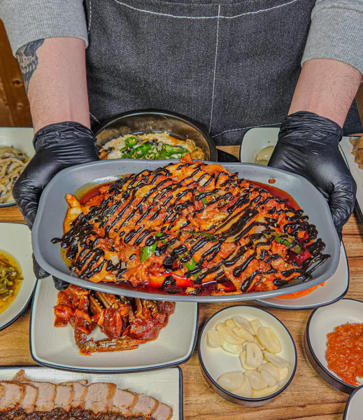 생생정보 우와한 식당 흑마늘제육쌈밥 &amp; 흑마늘수육쌈밥 음식점 위치