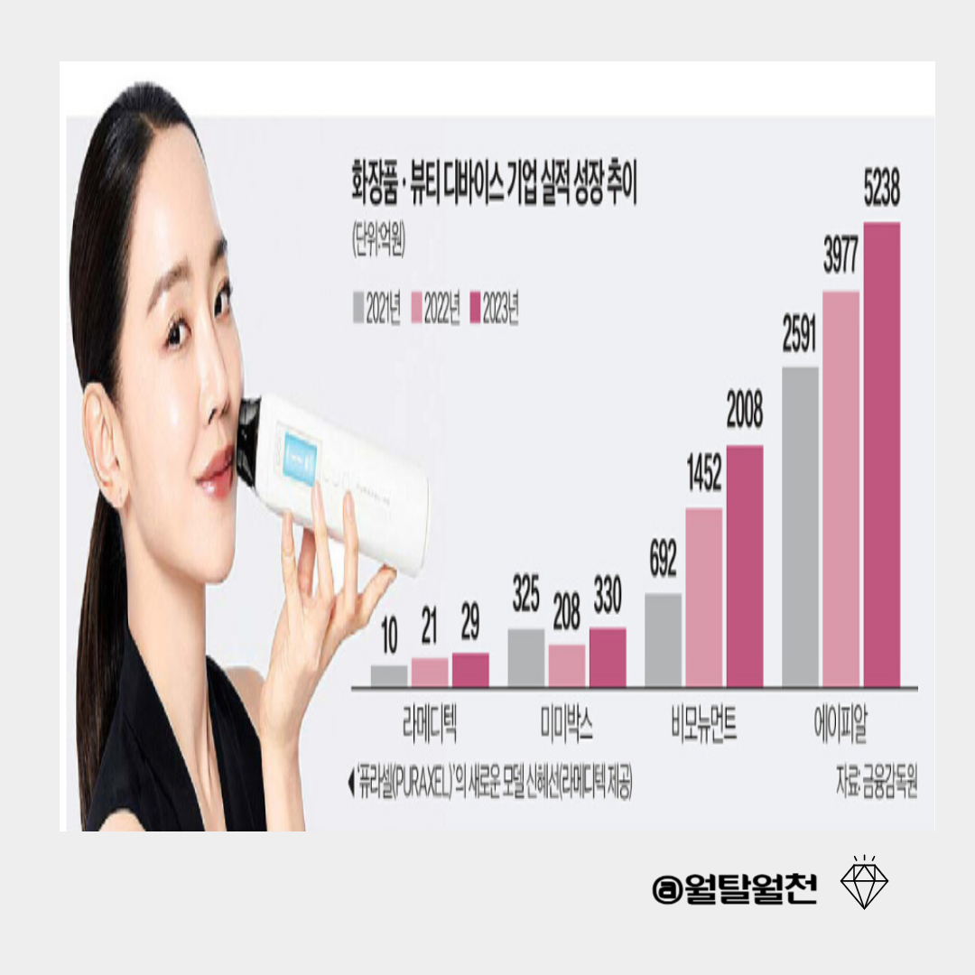 IPO 성공한 K뷰티 디바이스 관련주(에이피알, 라메디텍)