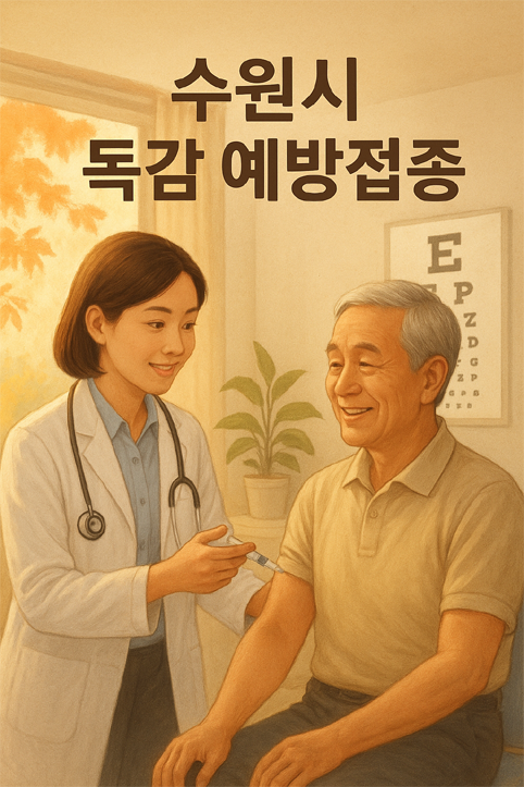 수원시 팔달구 독감 예방접종 이미지