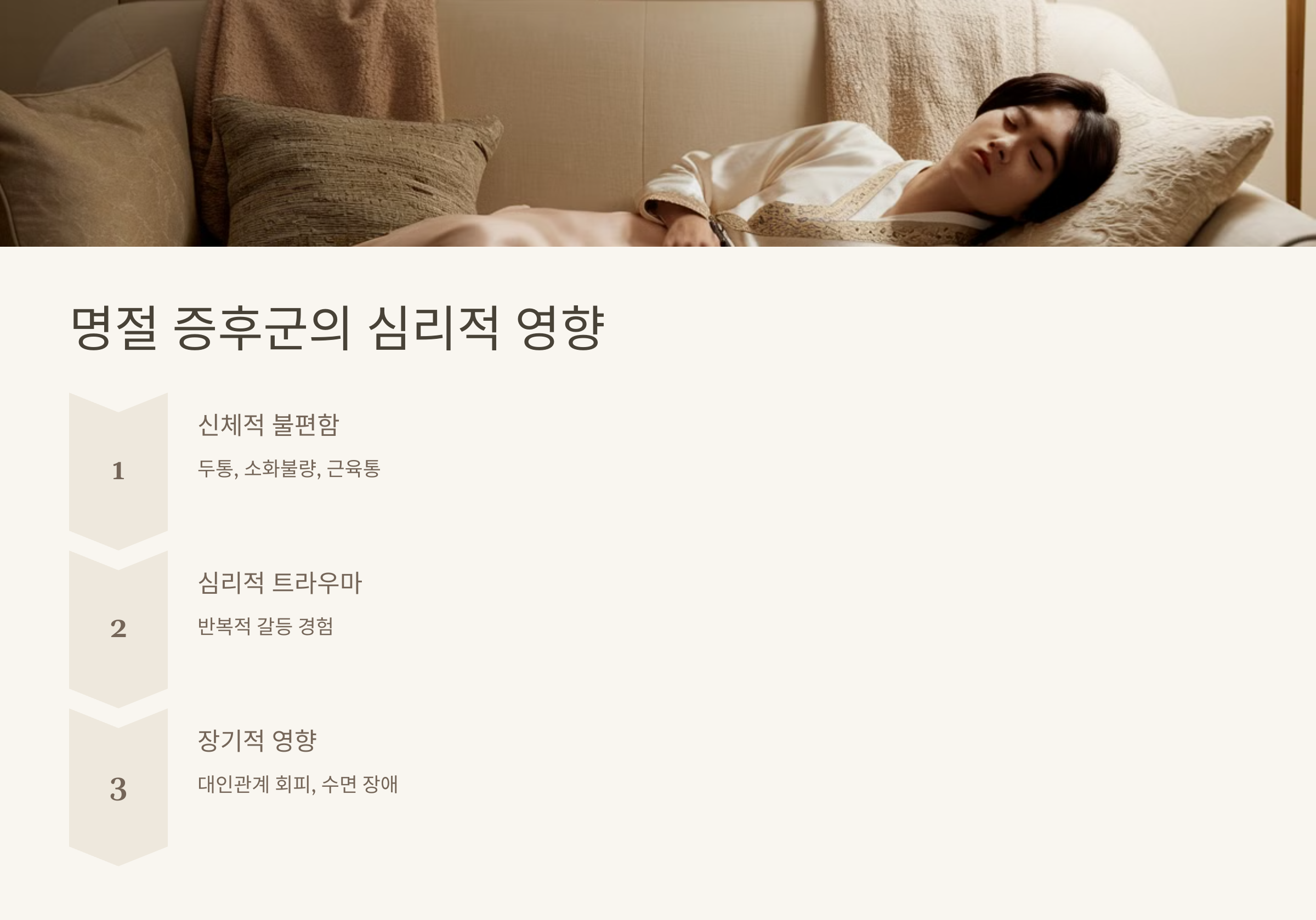 명절 증후군의 심리적 영향