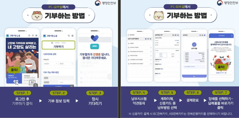 고향사랑 기부제 알아보기