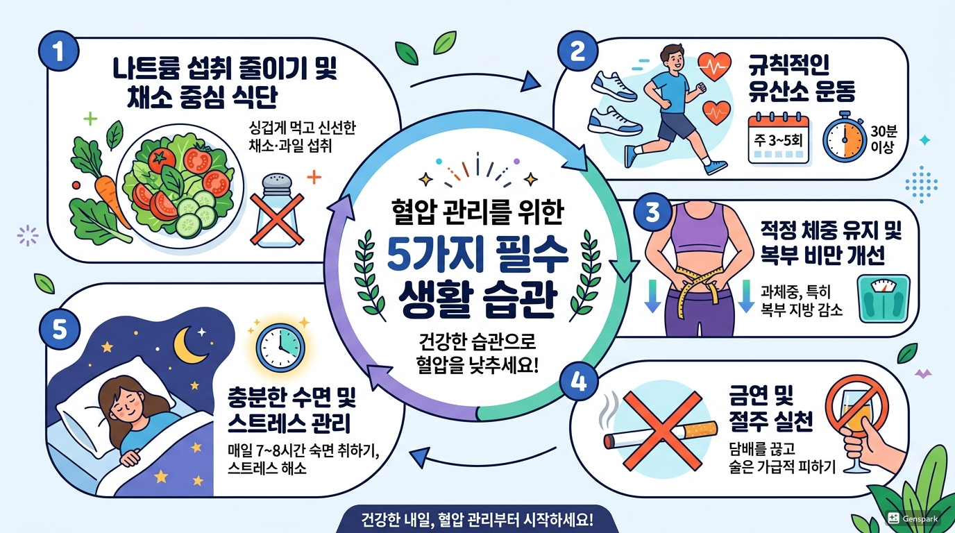 꼭 바꿔야 할 핵심 생활습관 5가지