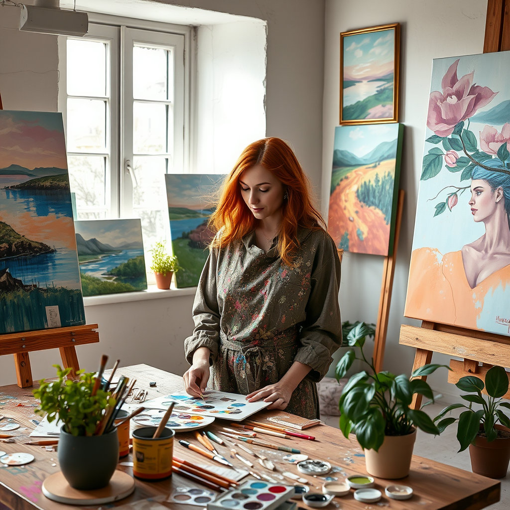 요즘 인기 유럽 화가 (명화, 감성, 여성취향)