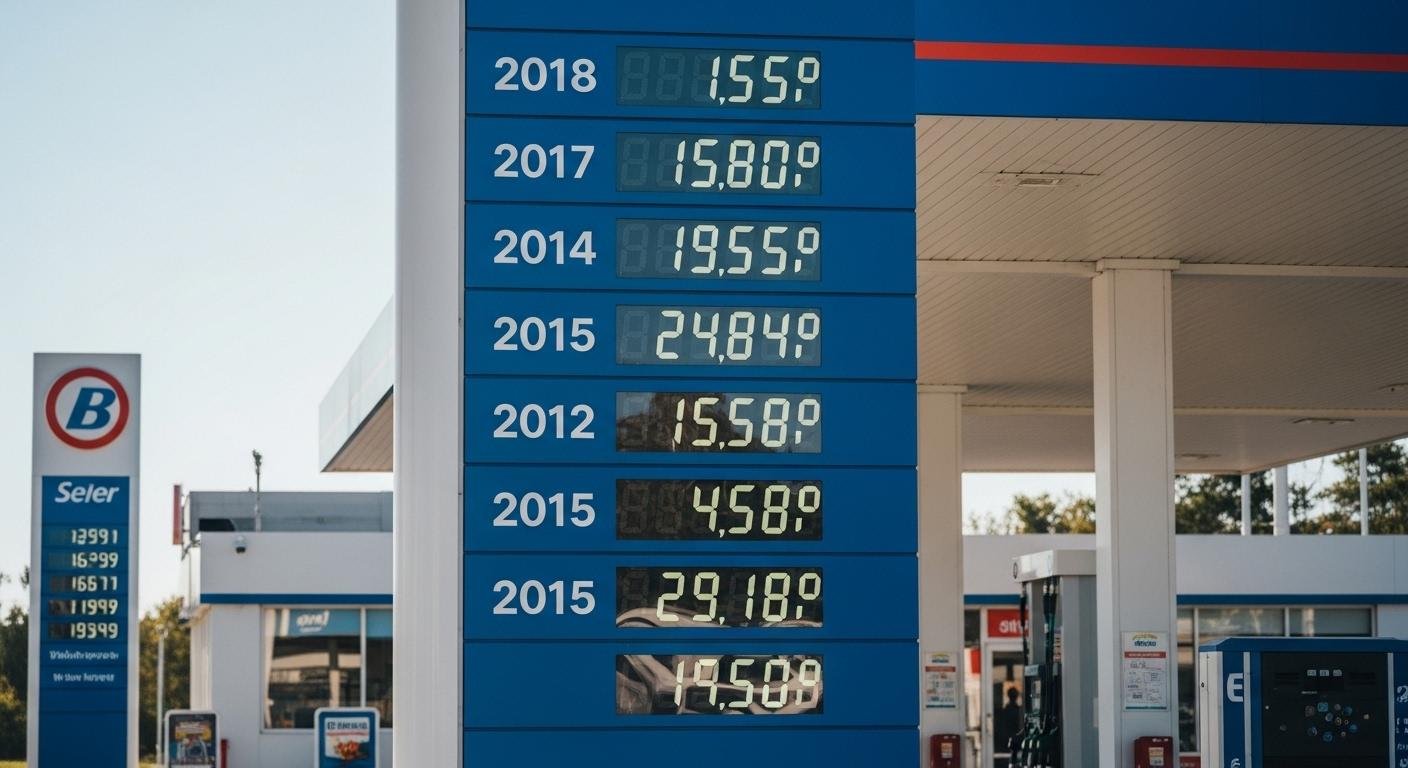 연도별 경유 가격