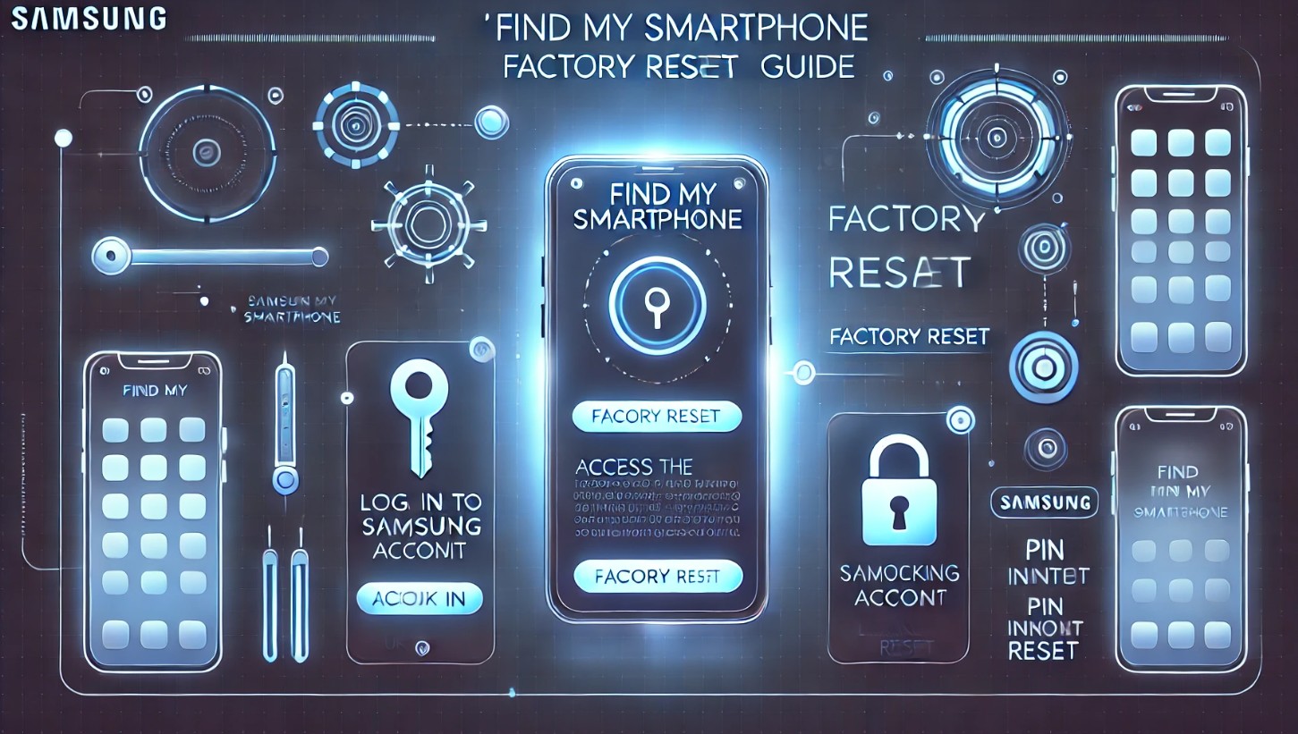 스마트폰 찾기' 기능을 활용한 초기화
