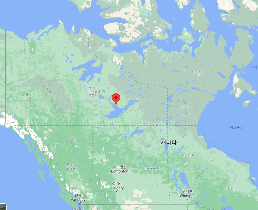 옐로나이프 위치