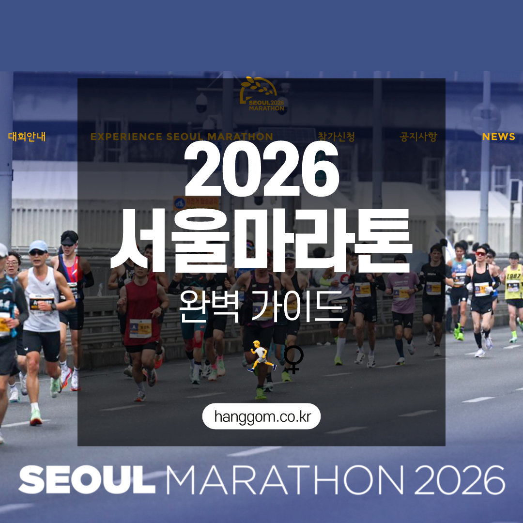 2026 서울마라톤 완벽 가이드 🏃&zwj;♀️ 대회 안내 &middot; 접수 일정 &middot; 코스 안내 &middot; 기념품 &middot; 참가신청까지 한 번에 정리
