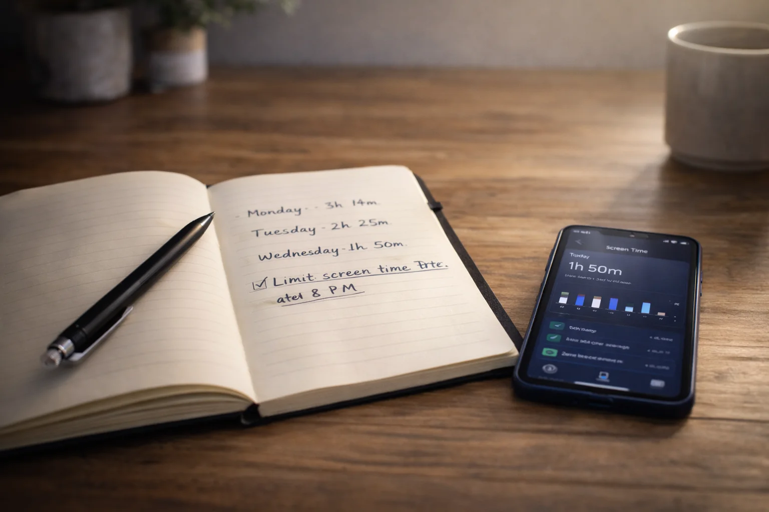 디지털 디톡스 스마트폰 사용 기록하는 방법