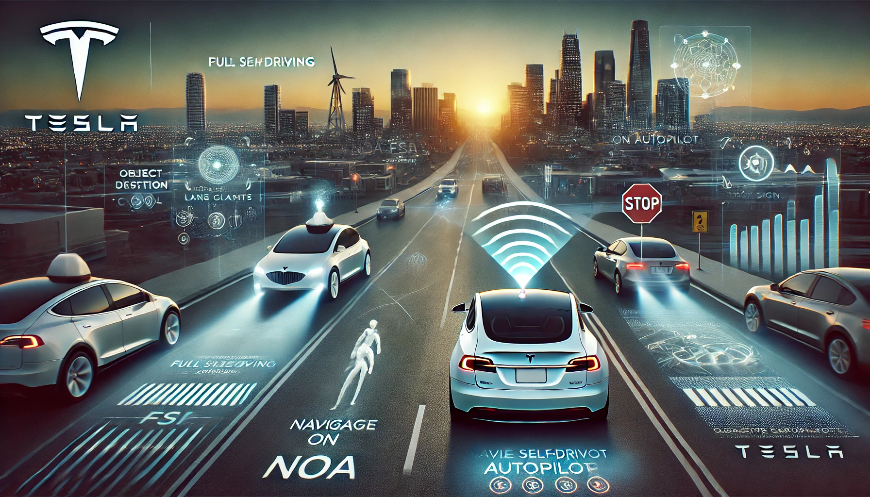 Tesla NOA and FSD comparison