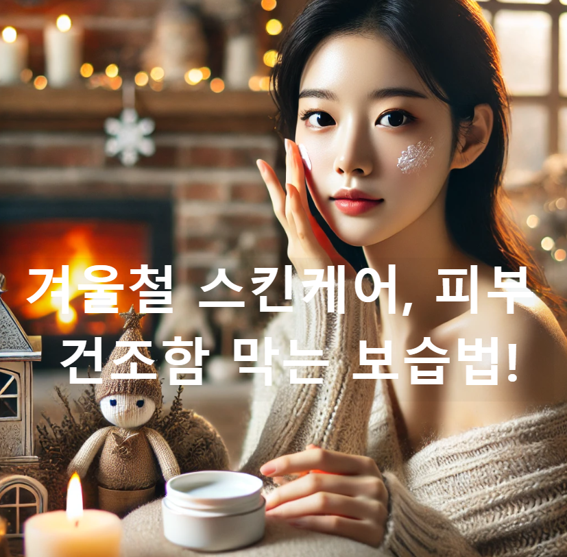 겨울철 스킨케어, 피부 건조함 막는 보습법!