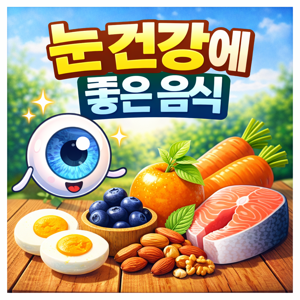 눈 건강에 좋은 음식 7가지