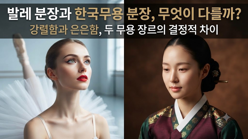 한국무용과 발레, 그 화려한 분장의 세계와 예술적 차이를 파헤치다 (feat. 미학적 접근과 나의 생각)