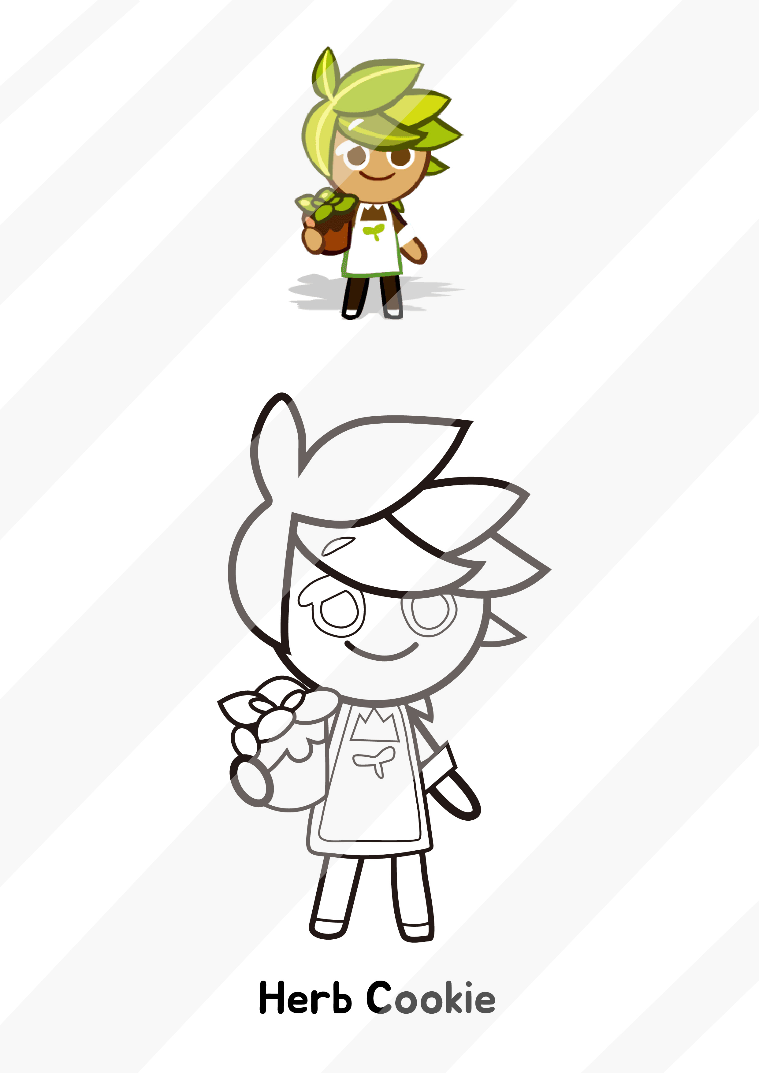 쿠키런색칠공부도안6