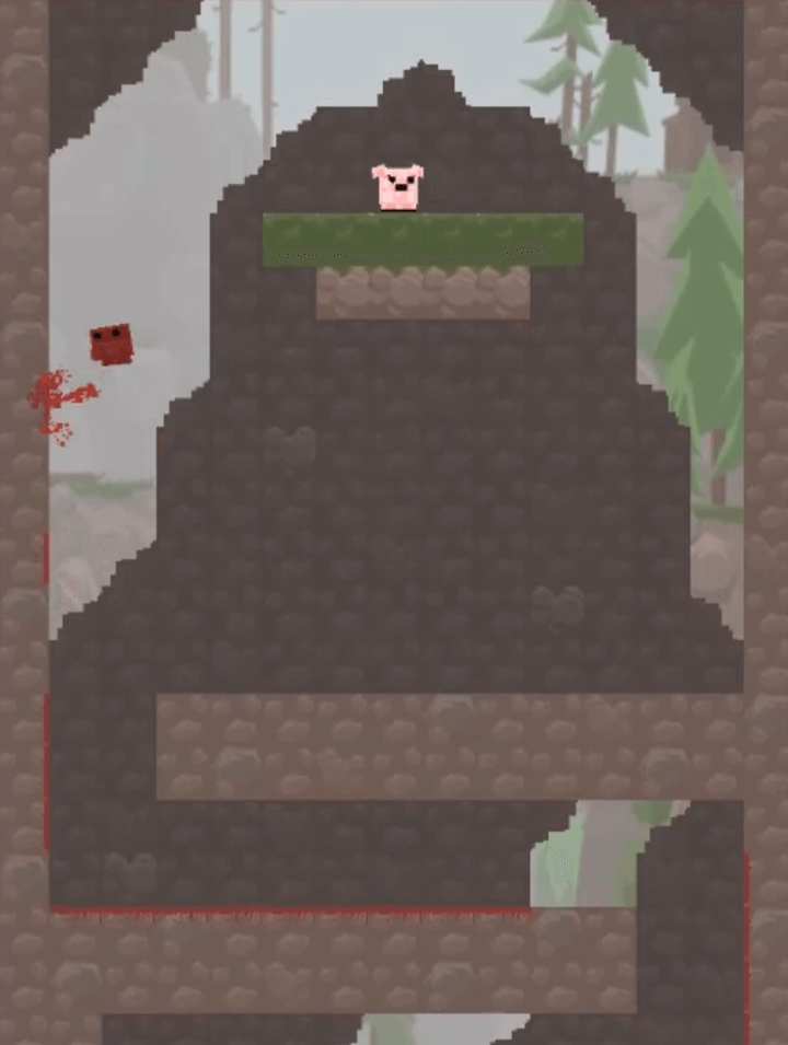 밴디지-걸을-구출하기-위해-벽을-타고-올라가는-화면