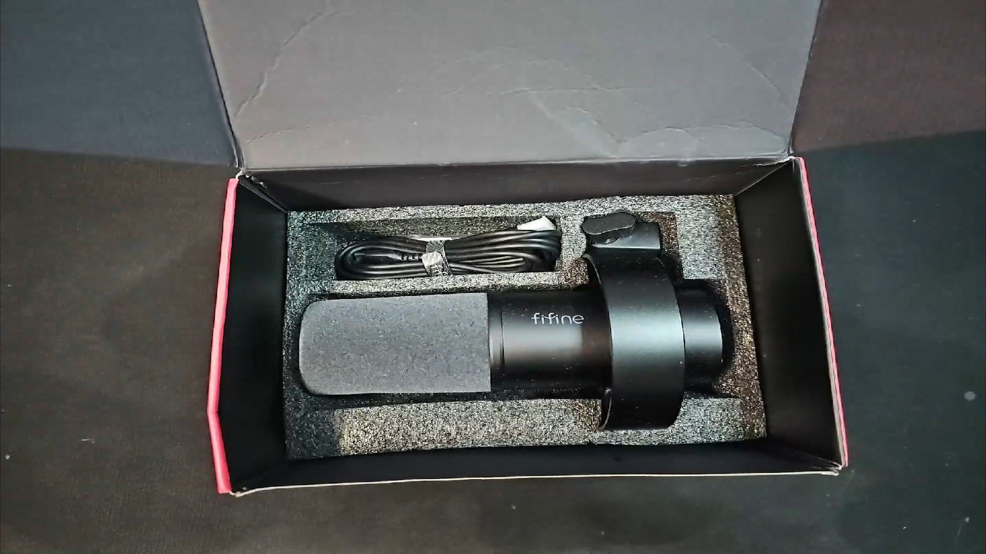 Fifine K688 다이나믹 마이크 개봉기 - K688 마이크 패키지 구성품 소개 사진
