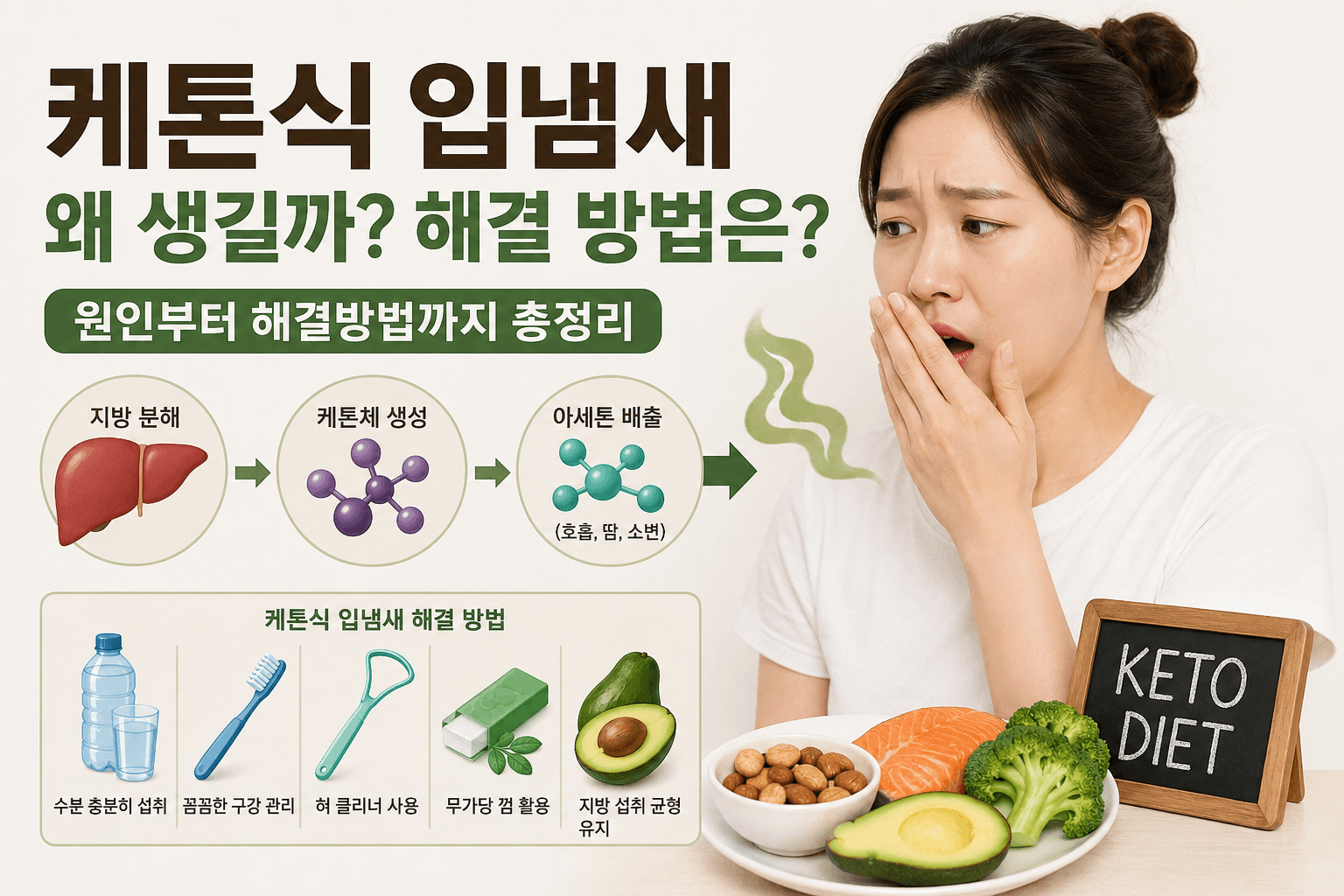 케톤식 입냄새 이유, 해결방법, 실전경험