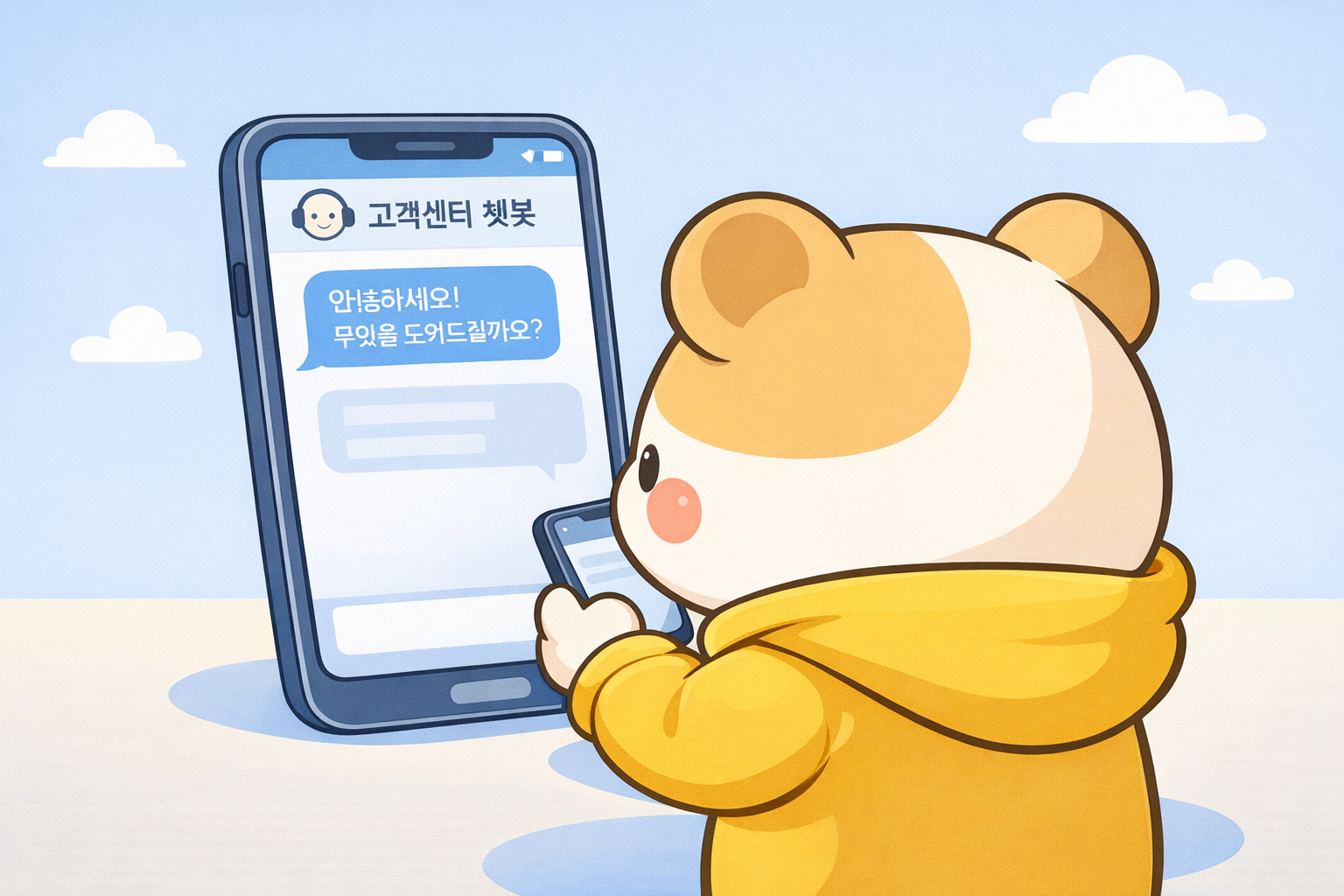 고객센터 챗봇이미지
