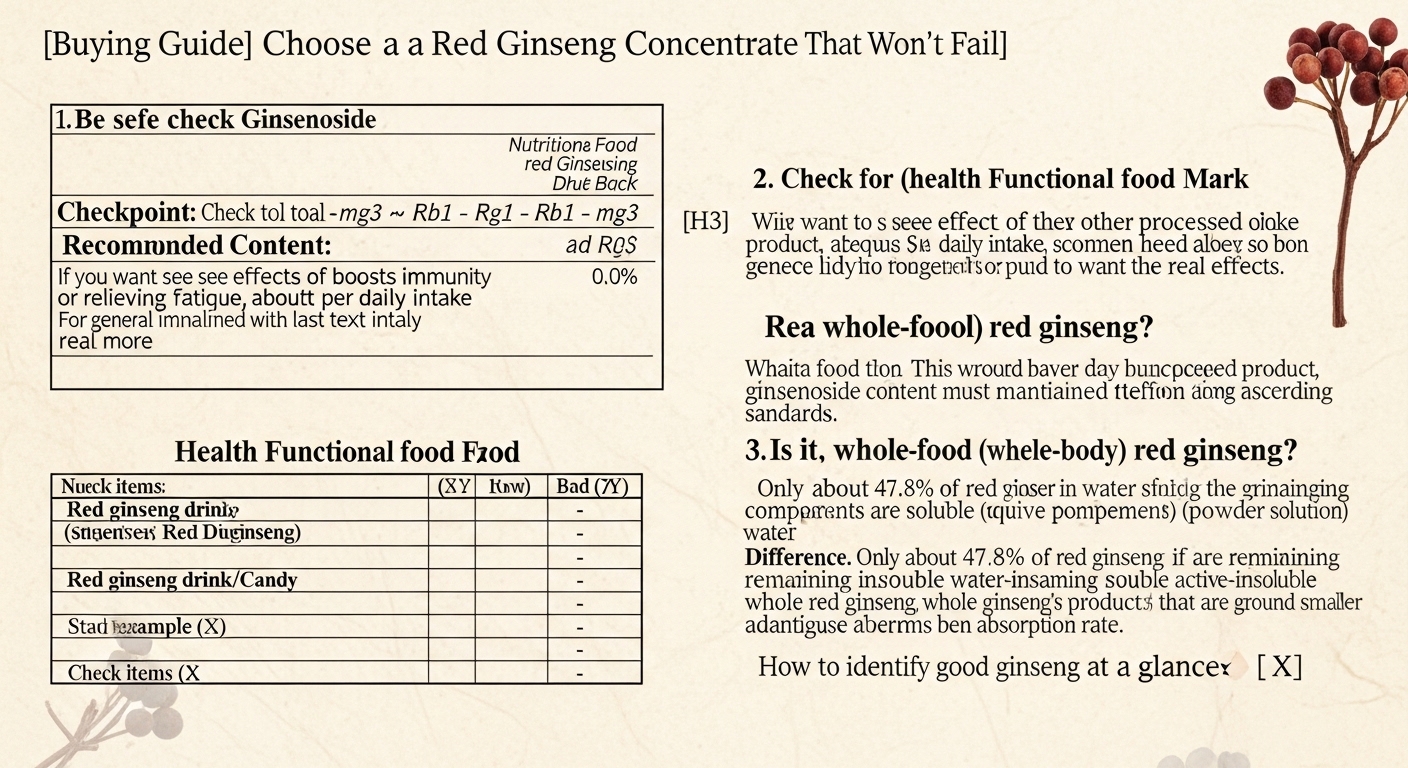 인삼홍삼차이농축액