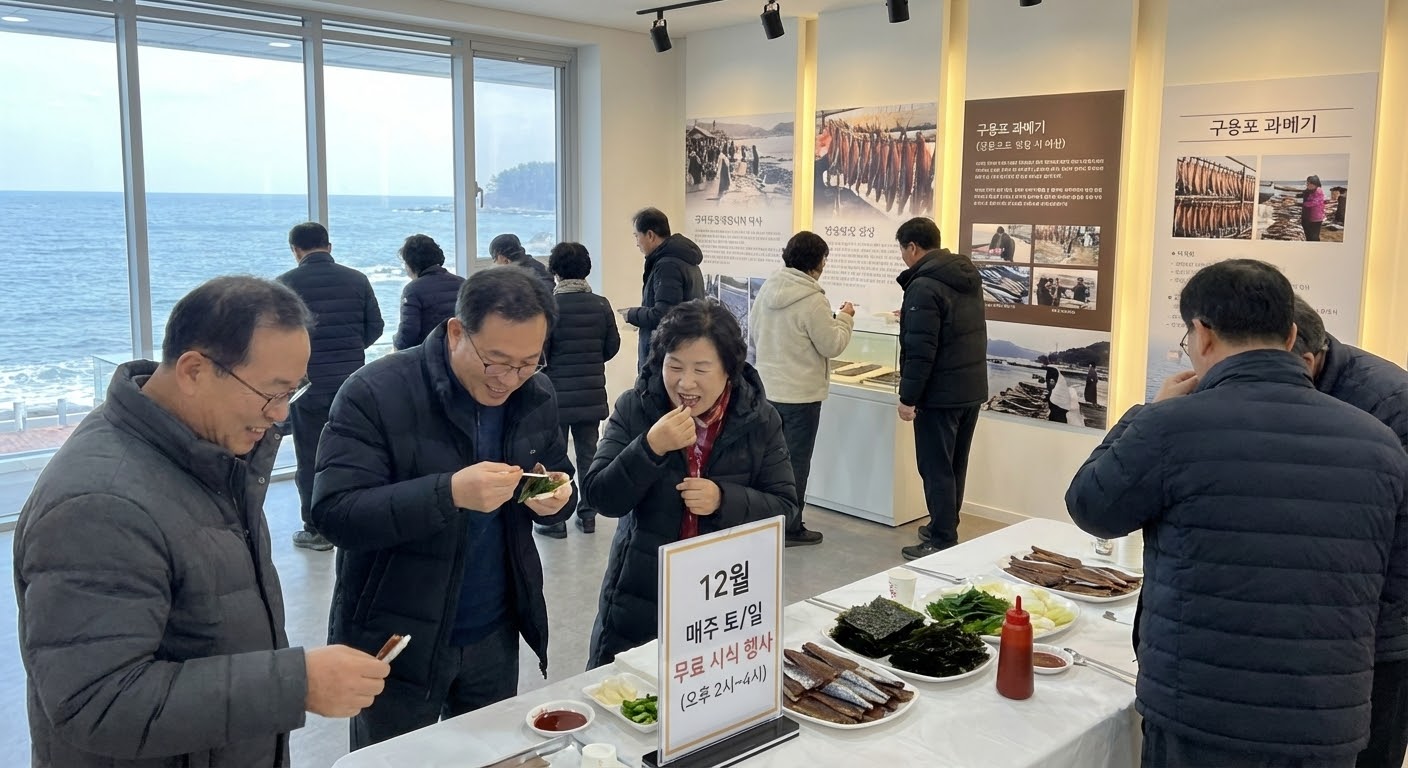 시식 행사 및 문화 전시 관람