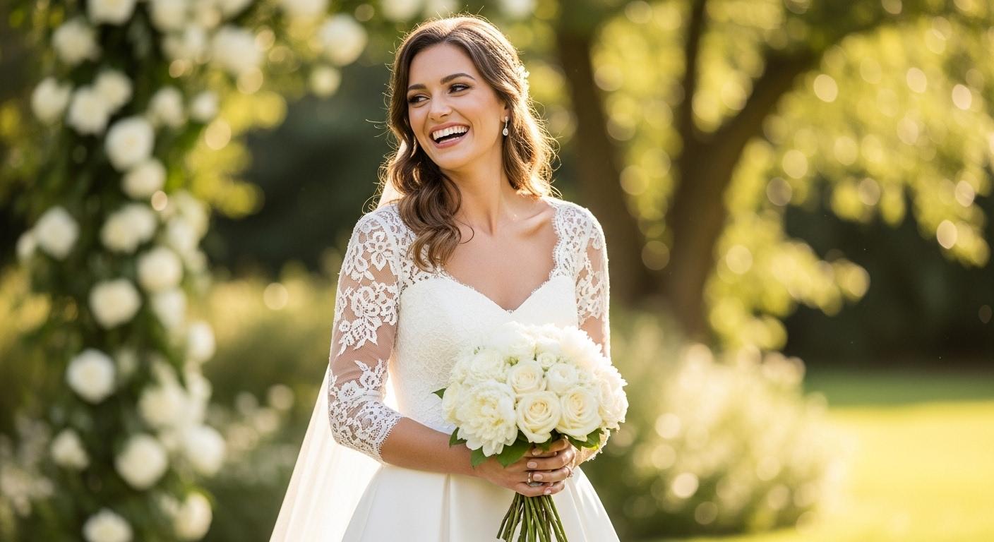 팔뚝살 보정 웨딩드레스