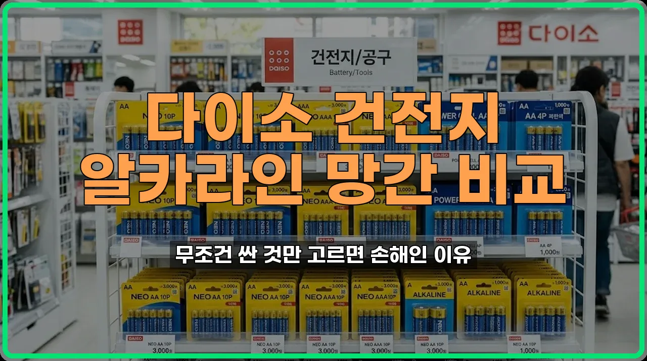 다이소건전지