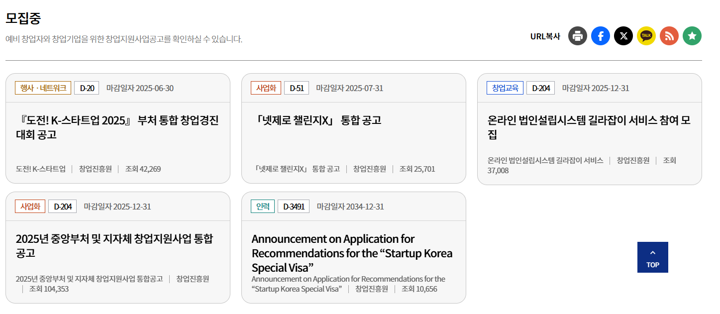 청년 창업 지원금