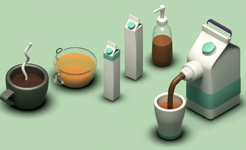 카페 시럽과 우유 변경으로 음료 칼로..