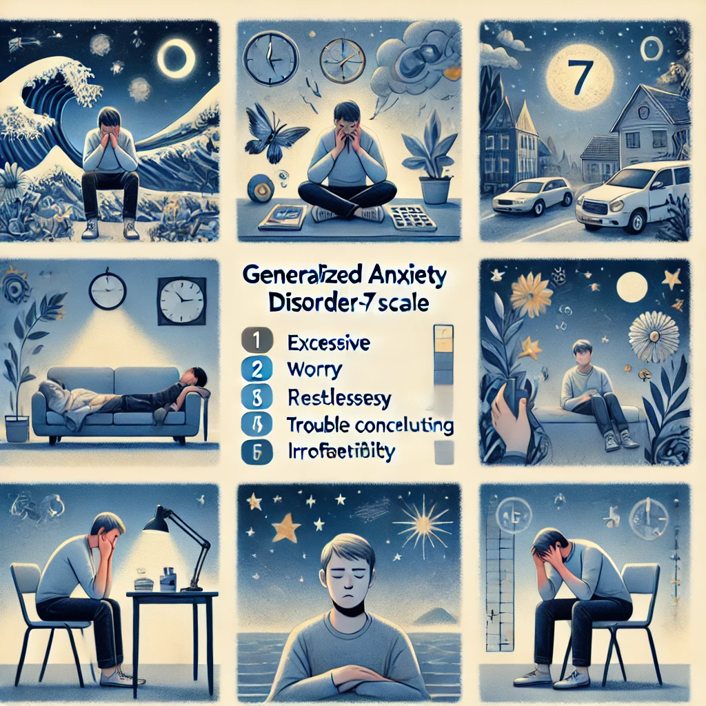 불안 증상 평가 도구 GAD-7