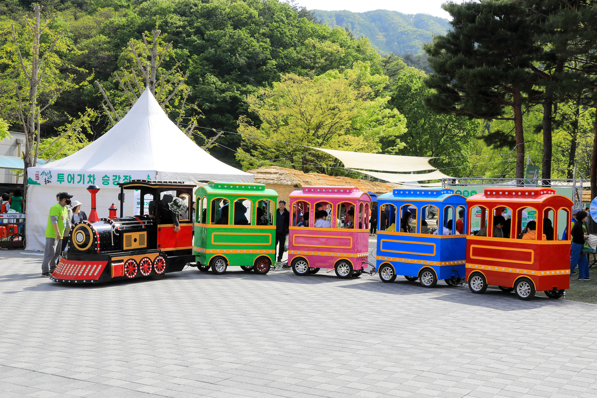 양평 용문산 산나물축제
