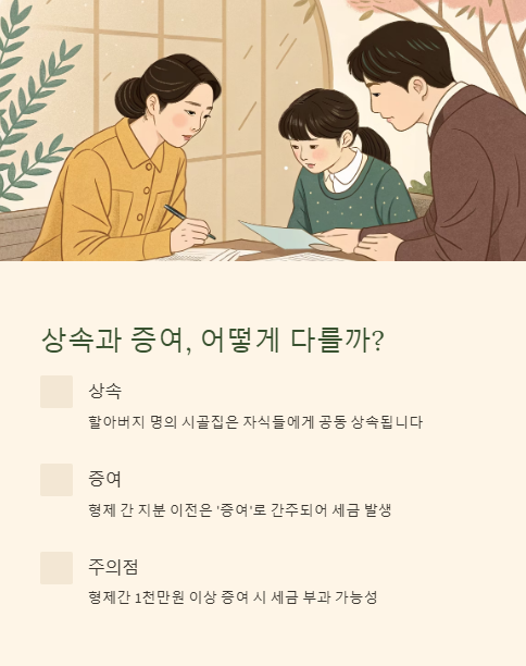 상속과 증여 어떻게 다를까