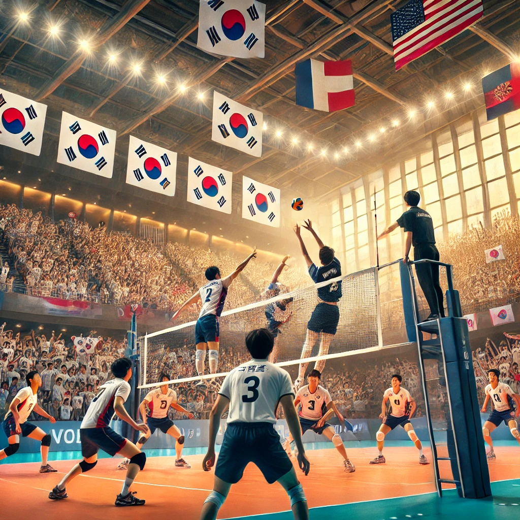 남자 프로배구 중계 방송