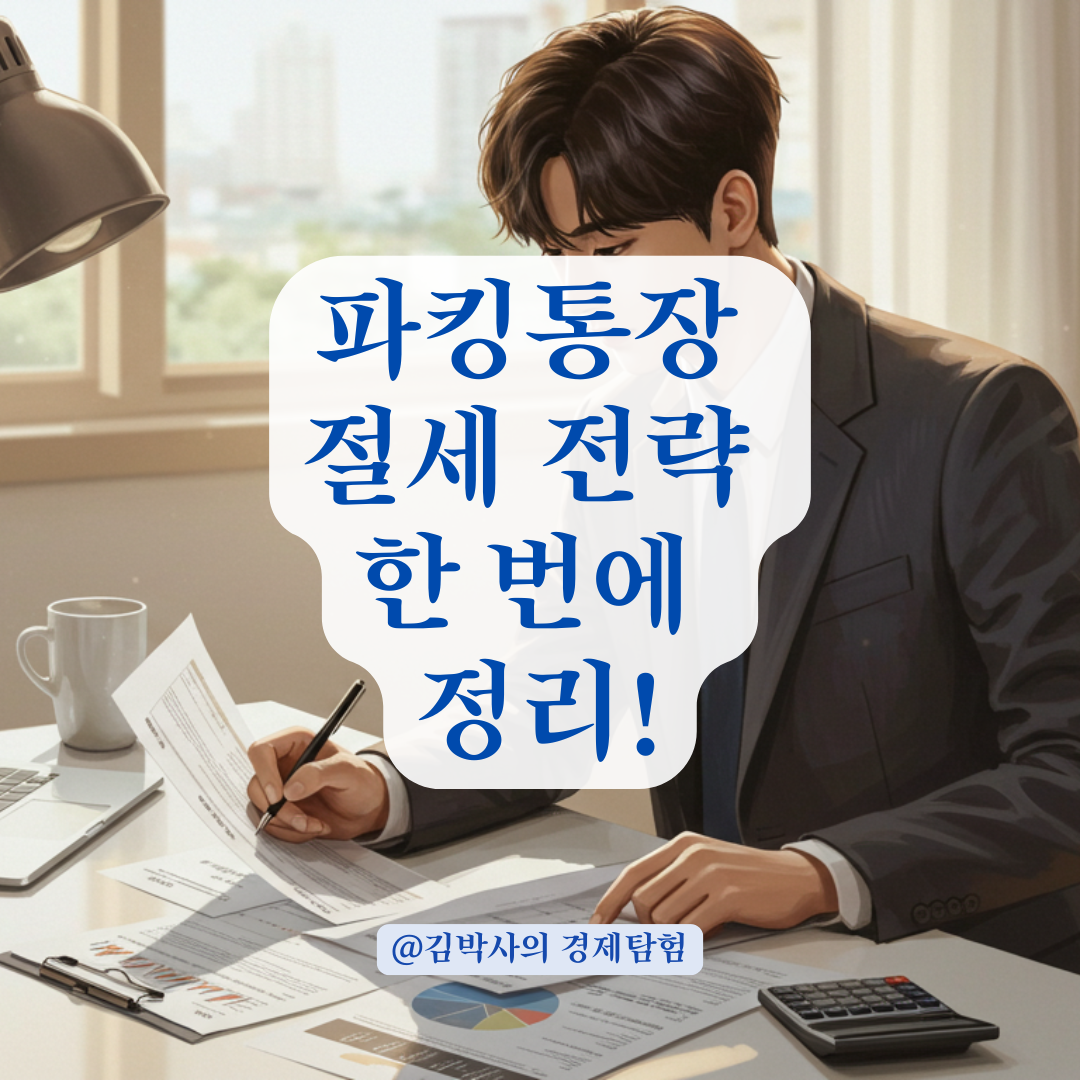 세무 리스크 없는 파킹계좌 운용법, 똑똑하게 정리해드립니다.