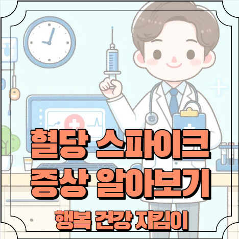 혈당 스파이크 증상