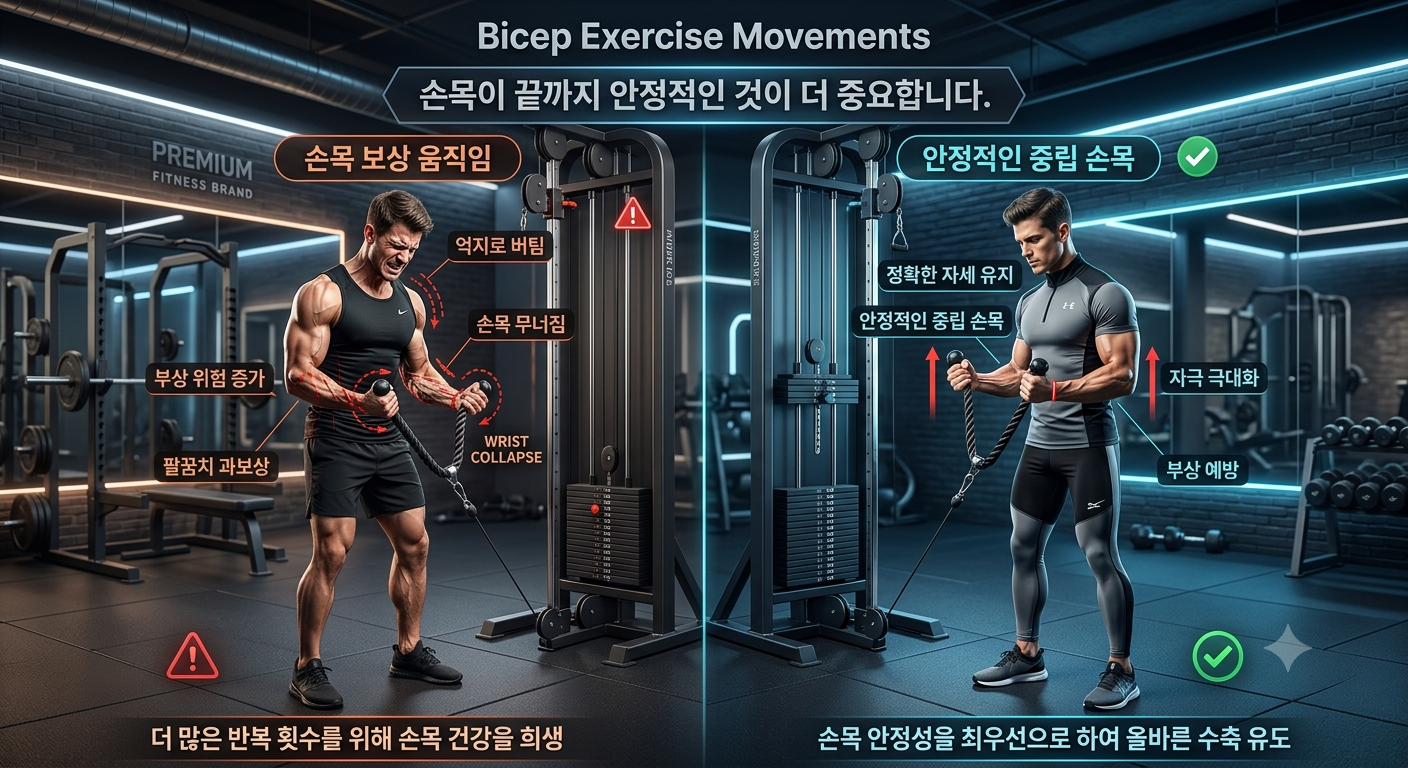 손목이 약한 사람이 가장 많이 하는 실수