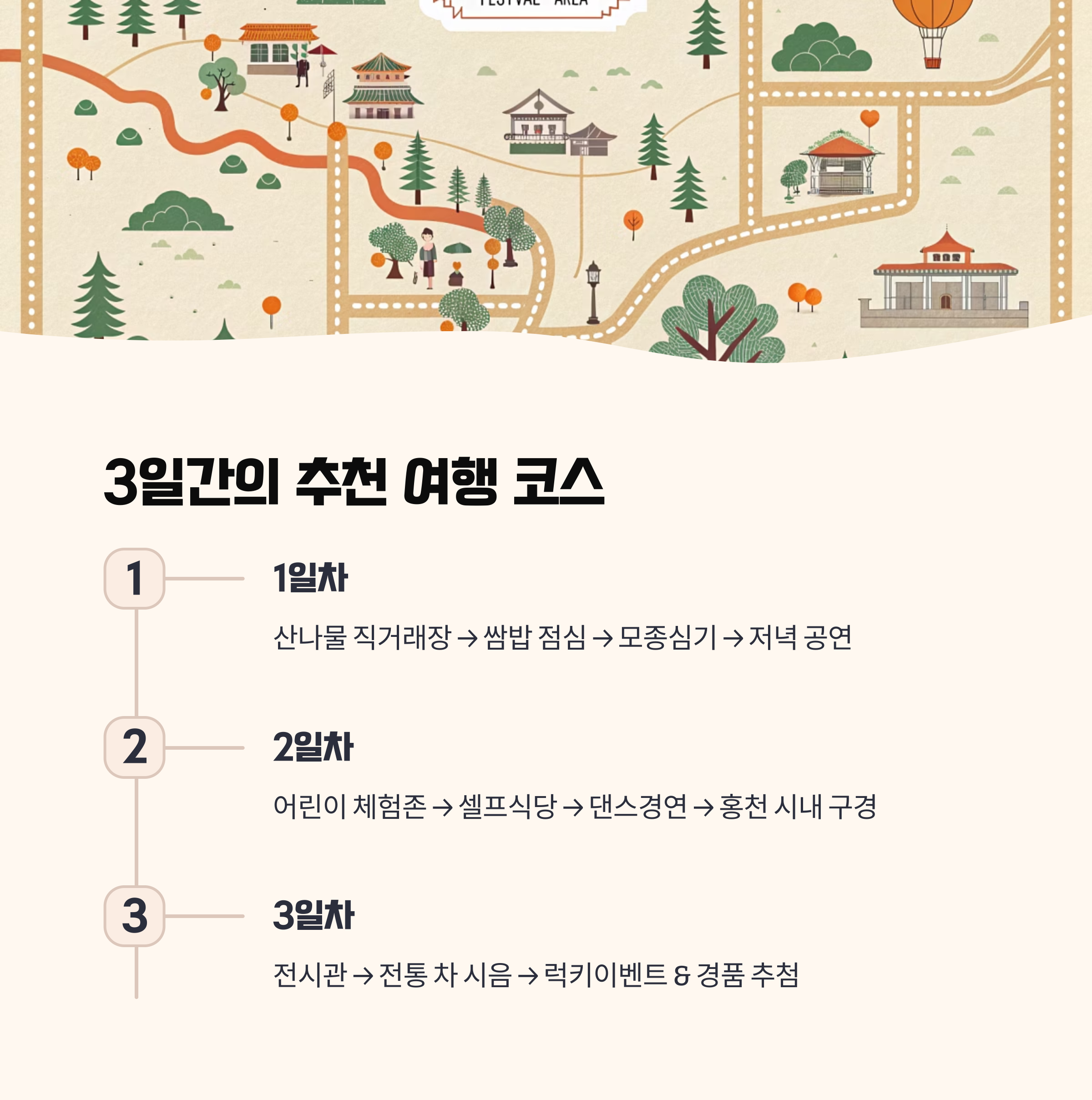 3일간 추천 여행 코스