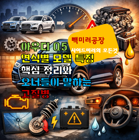 아우디 Q5 연식별 모델 특징 핵심 정리와 오너들이 말하는 고질병