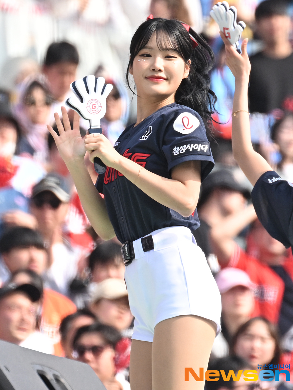롯데 자이언츠 최홍라 치어리더 2025 직관 응원