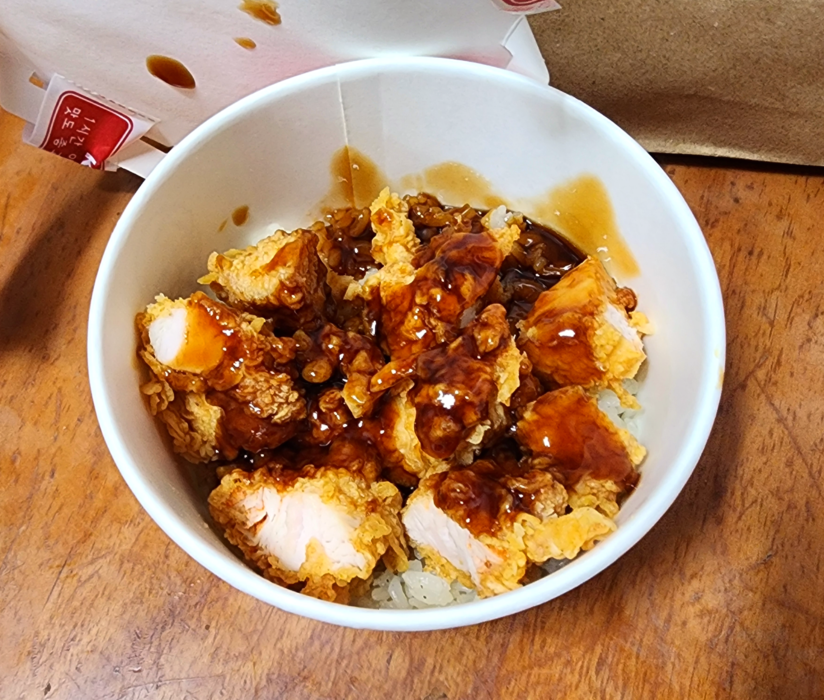 KFC데리야끼켄치밥