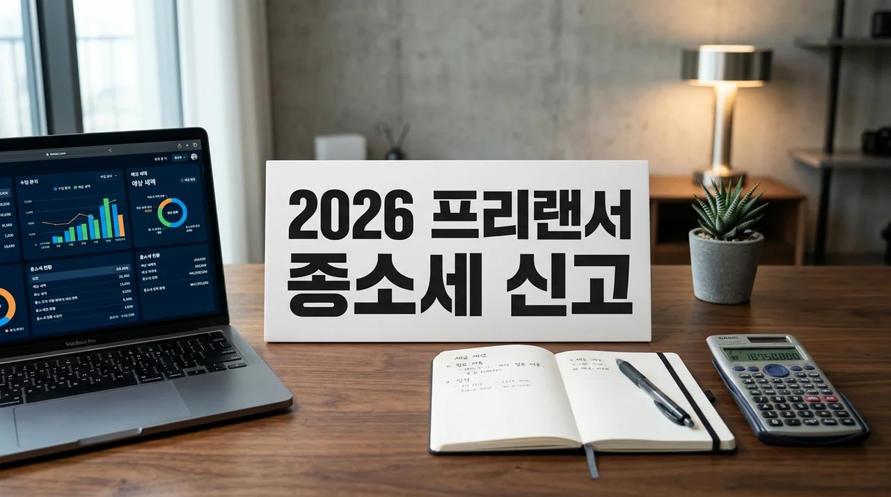2026 프리랜서 종합소득세 신고 방법 총정리: 환급금 높이는 절세 가이드