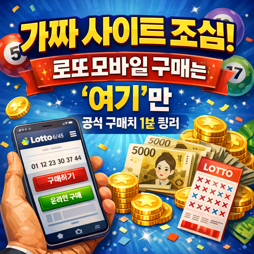 로또 모바일 구매 방법 총정리|동행복권으로 안전하게 사는 법, 시간·한도까지