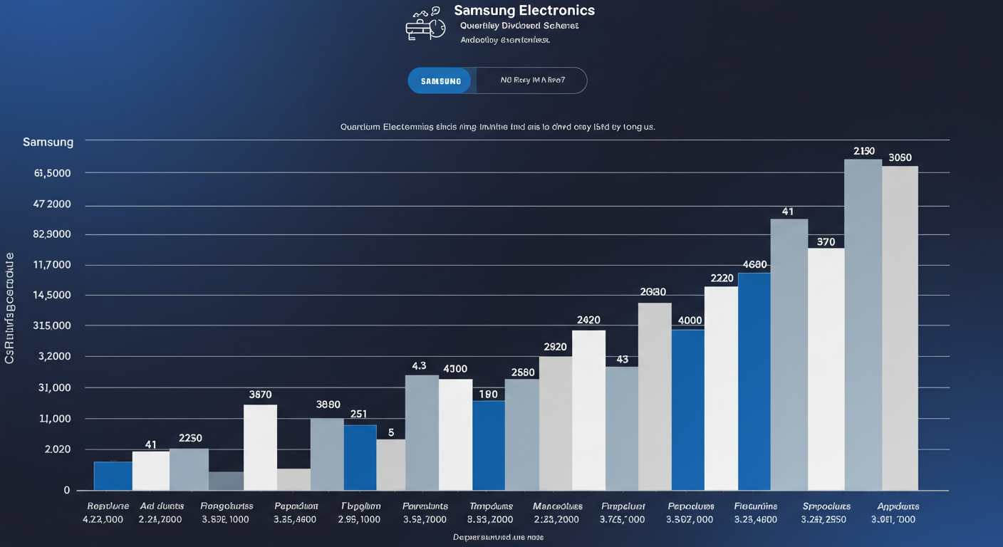 삼성전자 배당금 분기별 지급 일정표