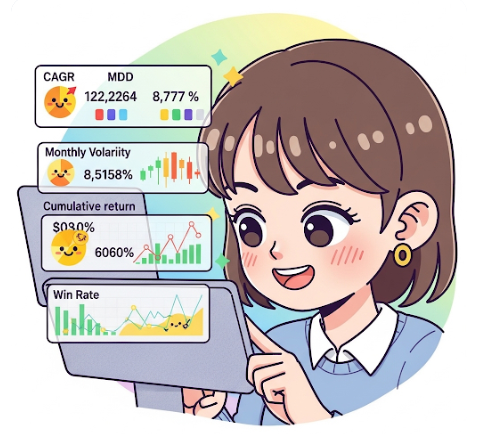 퀀트 수익률 평가하는 투자자