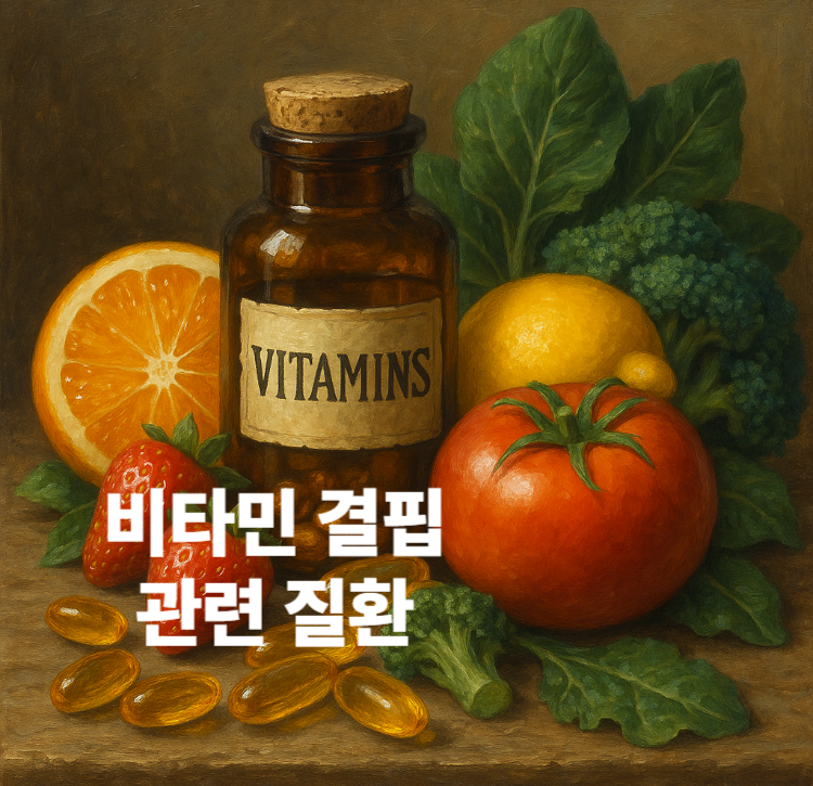 비타민 결핍증상 질환 비타민부족 면역력 저하