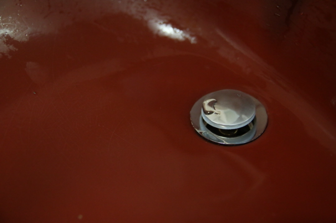 세면대 자동마개 모습