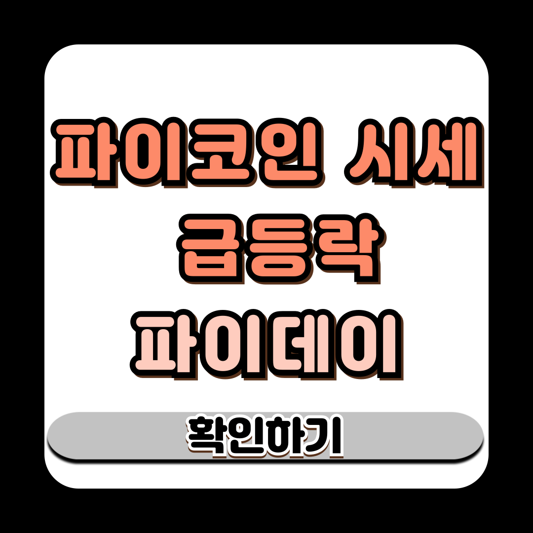 파이코인 시세 급등락