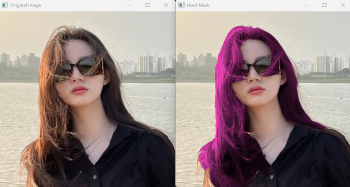 MediaPipe Hair Segmenter