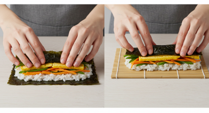 김밥 말고 썰기