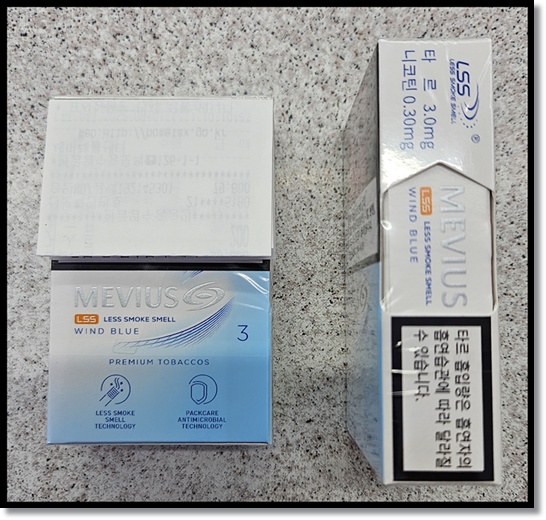 편의점 알바 편의점 담배종류 메비우스 LSS 윈드블루 LSS 원 맛 향 특징과 LBS와의 차이점 정리